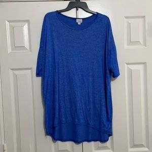 Lularoe Blue Washed top